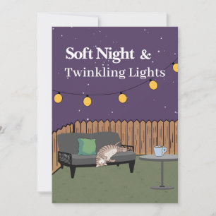Soft Night & Twinkling Lights – Cosy Evening  Invi Invitation