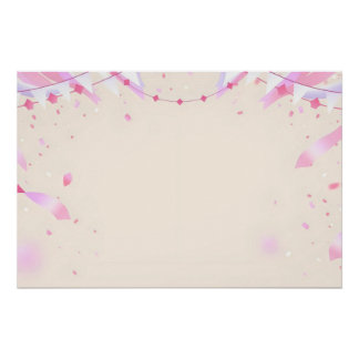 soft ombre banners poster