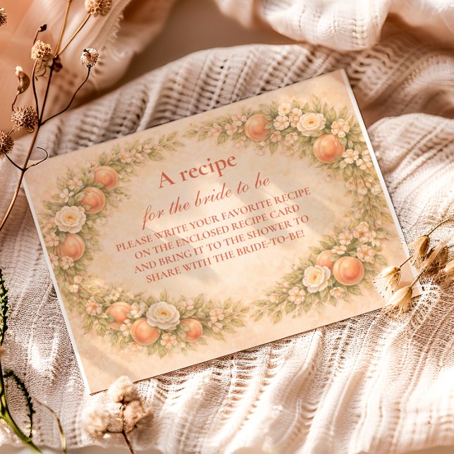 Soft Orchard Dreams Bridal Shower Enclosure Card (Creator Uploaded)