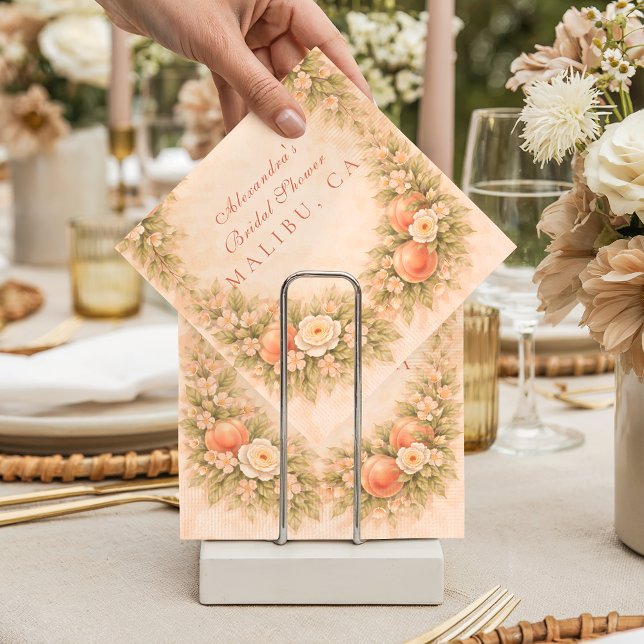 Soft Orchard Dreams Bridal Shower Napkin (Creator Uploaded)