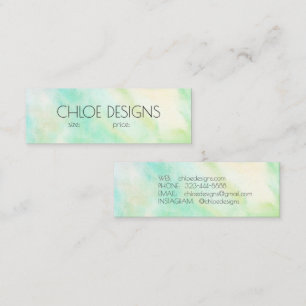 Soft Painting Abstract Watercolor Price Hang Tag