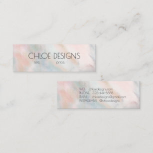 Soft Painting Abstract Watercolor Price Hang Tag