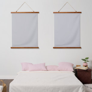 Soft Pale Grey Geometric Hanging Tapestry