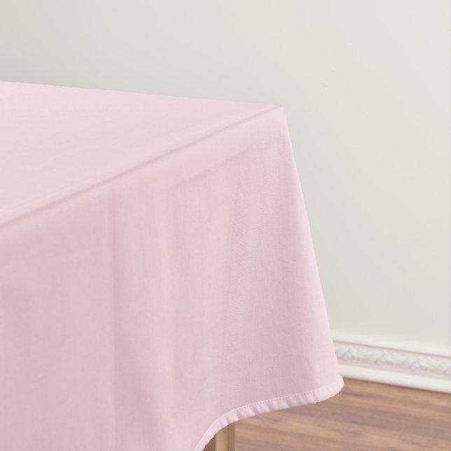 Soft Pale Pink Table cloth (In Situ)