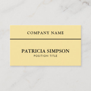 Soft Pale Yellow QR Code for Modern Professionals Business Card