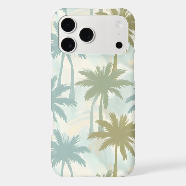 Soft Palm Trees – Pastel Tropical Pattern (Back)