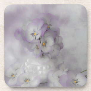 Soft Pansies Coaster