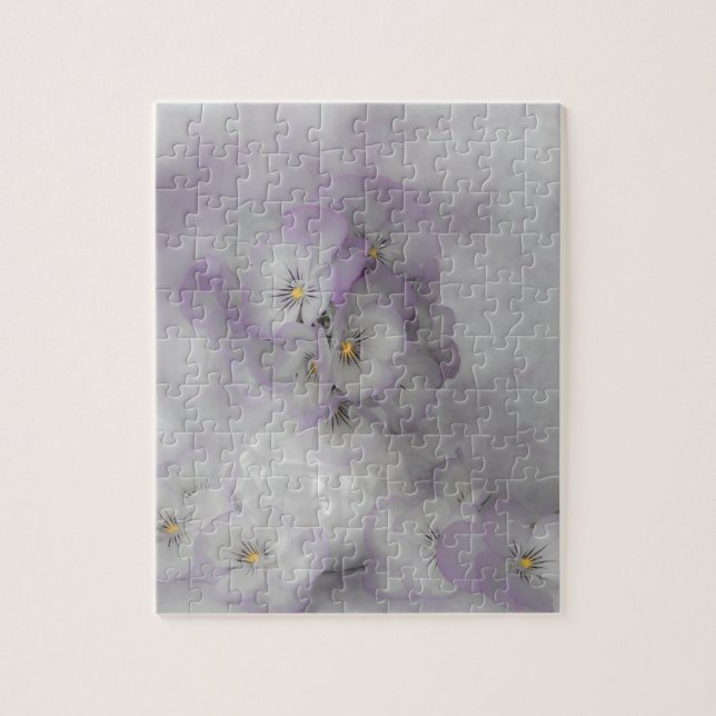 Soft Pansies Jigsaw Puzzle (Vertical)