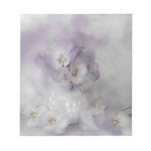 Soft Pansies Notepad