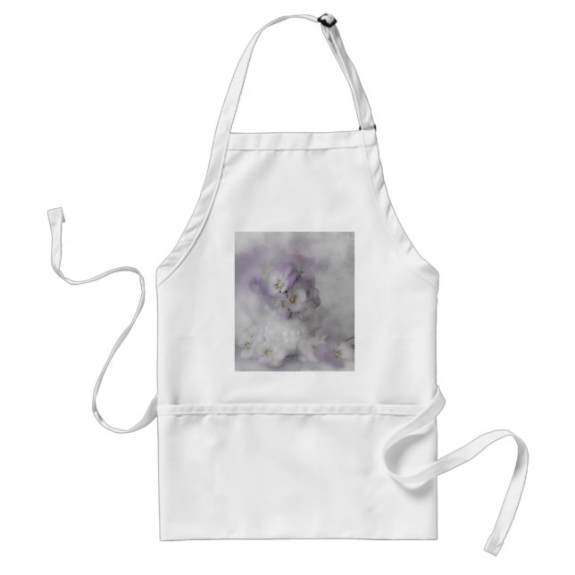 Soft Pansies Standard Apron (Front)