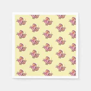 Soft Pansy Floral Napkins   Everyday & Special Occ