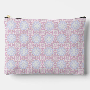 Soft Pastel Accessory Pouch – Pink & Lavender