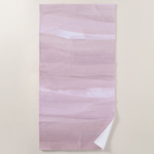 Soft Pastel Brushstroke Waves 1 Beach Towel