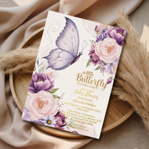 Soft Pastel Butterfly Baby Shower