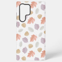 Soft Pastel Fall Leaf Pattern | Minimalist Autumn