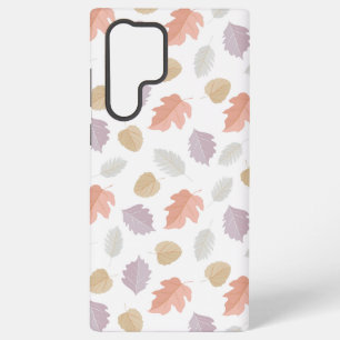 Soft Pastel Fall Leaf Pattern   Minimalist Autumn Samsung Galaxy Case