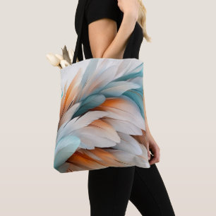 Soft Pastel Feathers Tote Bag