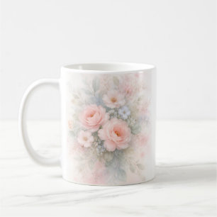 Soft Pastel Floral Bouquet Coffee Mug