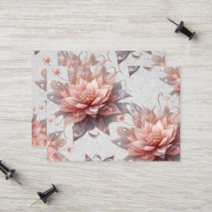 Soft Pastel Floral Business Card – Elegant Botanic