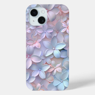 Soft Pastel Floral Petals Pattern Phone Case