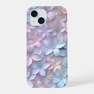 Soft Pastel Floral Petals Pattern Phone Case