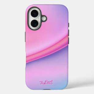 Soft Pastel Gradient Background iPhone 16 Case