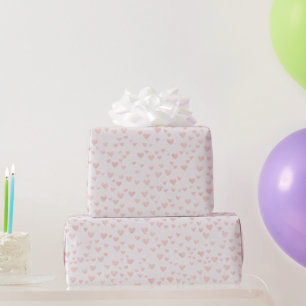 Soft Pastel Hearts Wrapping Paper