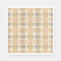 Soft Pastel Kaleidoscope Paper Napkins