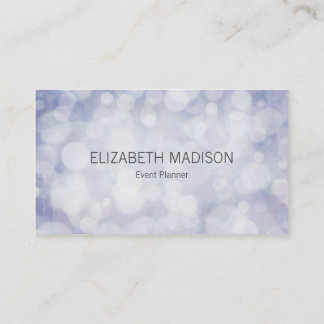 Soft Pastel Lavender Lights Business Card