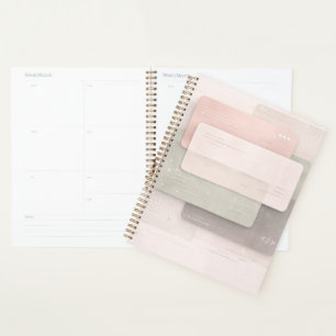 Soft pastel layers AI art Planner