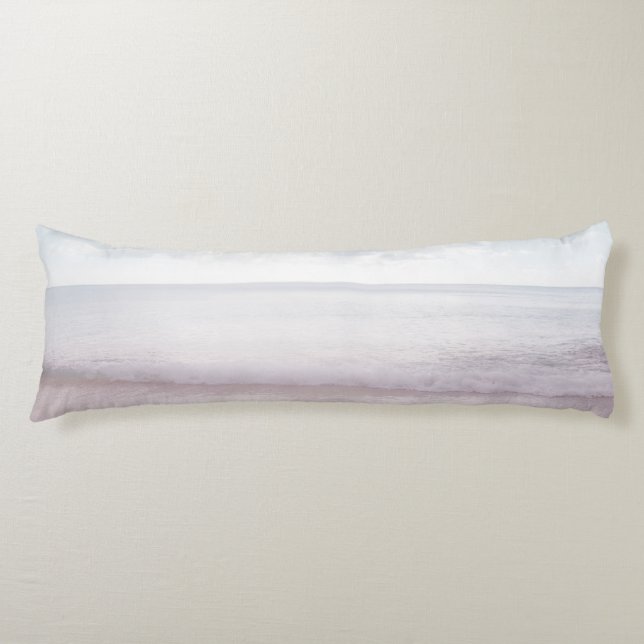 Soft Pastel Ocean Waves 4 #ocean#art Body Cushion (Front)