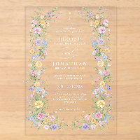 Soft Pastel Ornate Spring Garden Floral Wedding