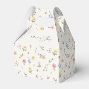 Soft Pastel Ornate Spring Garden Floral Wedding Fa Favour Box