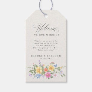 Soft Pastel Ornate Spring Garden Floral Wedding Gift Tags