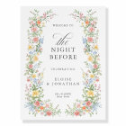 Soft Pastel Ornate Spring Rehearsal Dinner Welcome