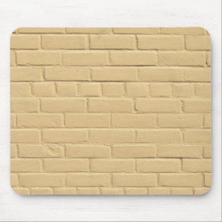 Soft Pastel Peach Brick Wall Mouse Pad