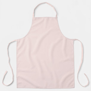 Soft Pastel Peach Solid Colour Apron