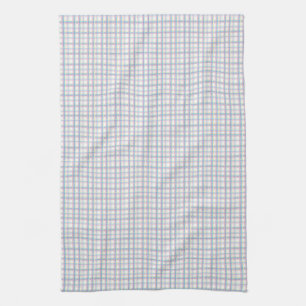 Soft Pastel Plaid Tea Towel