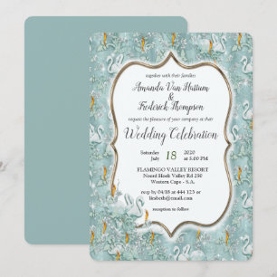Soft Pastel Shades of Sage Green Invitation