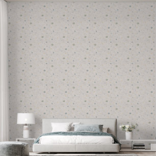 Soft Pastel Space Nursery Wallpaper