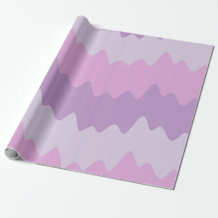 Soft Pastel Wavy Stripes Wrapping Paper