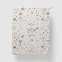 Soft Pastel Whimsical Watercolor Wildflower