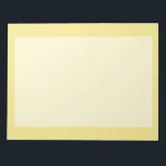 Soft pastel yellow accent decor ready to customise notepad<br><div class="desc">This custom stylish product in Soft pastel yellow accent colour background  for yourself or as a gift sure to make an impression in all occasions. Click on the "Customise it!" button to reveal tools to customise this product if you wish using a text editor and an image loader. 
 

Introducing</div>