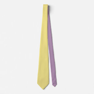 Soft pastel yellow accent decor ready to customise tie