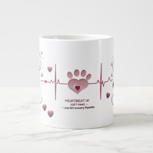 Soft Paws Symphony – 20 oz Jumbo Mug with Elegant 