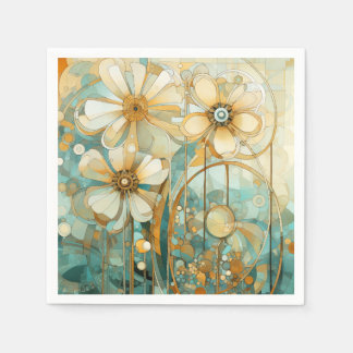 Soft Peach Garden 3 Napkin