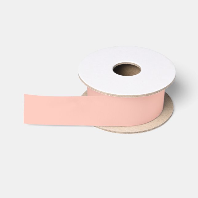 Soft Peach Ribbon Satin Ribbon (Spool)