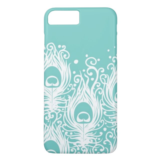 Soft peacock feathers Case-Mate iPhone case (Back)