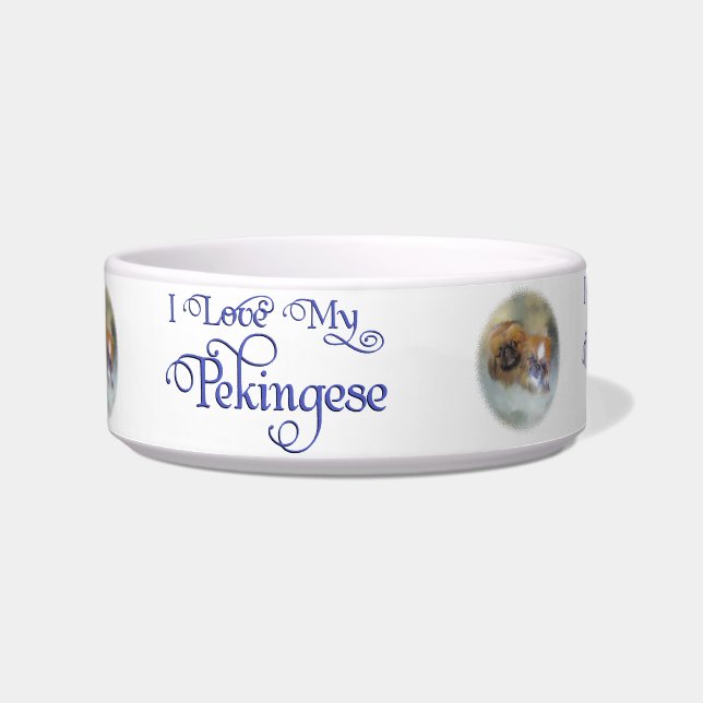 Soft Pekingese Duo Bowl (Front)