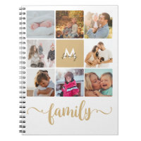 Soft Photo Collage Inspiring Family Diary Monogram